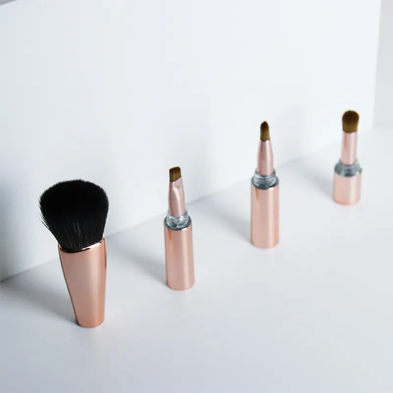 Rose Gold Makeup brushes