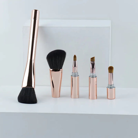 Rose Gold Makeup brushes